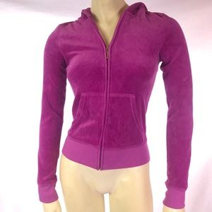 ❄Juicy Couture Bougainvillea Studded Velour Jacket